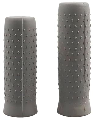 GisWell 2 Stück Lenkergriffe für Ninebot G30 Max, Griffe für Segway, E-Scooter Zubehör, Eine Lange und Eine Kurze (Grau)