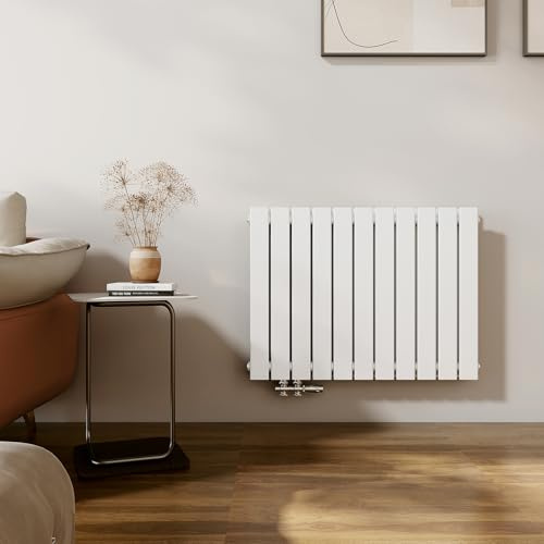 EMKE Radiateur Design 630x850 mm,Blanc, 1136 W,Panneaux Double