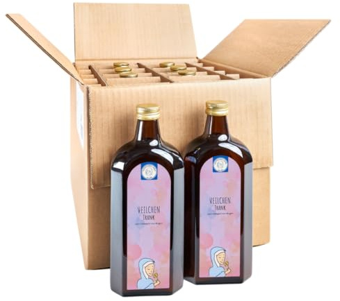 Veilchen Trank 8er Pack | nach Hildegard von Bingen | originalgetreu | 8 Flaschen Vorteilspackung 4000ml