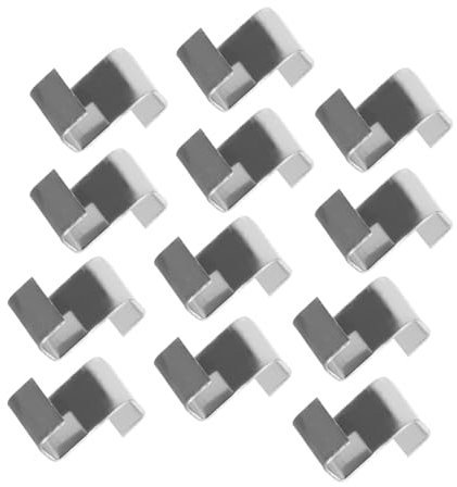 Hemobllo 25pezzi Morsetti z Per Serra Clip Di Fissaggio Per Pannelli in Vetro Design Riutilizzabile e Installazione Senza Strumenti Per e Protezione Da Vento e Pioggia