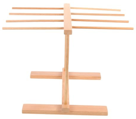 Cabilock Séchoir À Pâtes Séchoir À Nouilles Support Pliable Pour Spaghettis Support À Pâtes Portable Accessoire De Cuisine Pour La Maison Étagère De Séchage De Pâtes En Bois
