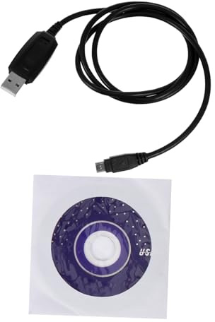 OSALADI Programmierkabel für Funkgeräte USB-mini-Kabel Kompatibel mit Baofeng Passt in Taschen oder Etuis Robustes Kunststoffmaterial Zufällige Farbe