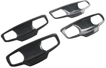 tuyda Maniglia della porta, copertura della cavità della tazza, adatta for Mitsubishi, Triton L200 2023-2024, inserto, guarnizione. Adesivo per la protezione della maniglia dell'auto