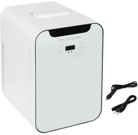 DAOHHFO 20 liter multifunktionellt minikylskåp med temperaturkontroll och digital LED-display, minibar, snabb kylning i kylaren, liten kylbox, kylskåp för rum, bil och kontor