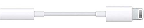 Tec-Digi Adattatore da Lightning a Jack per Cuffie da 3,5 mm, Compatibile con Tutti Gli iPhone, tra Cui 8/8 Plus/X/Xr/Xs/7/7 Plus, Supporta iOS 11, 10.3 e Altri, Colore: Bianco