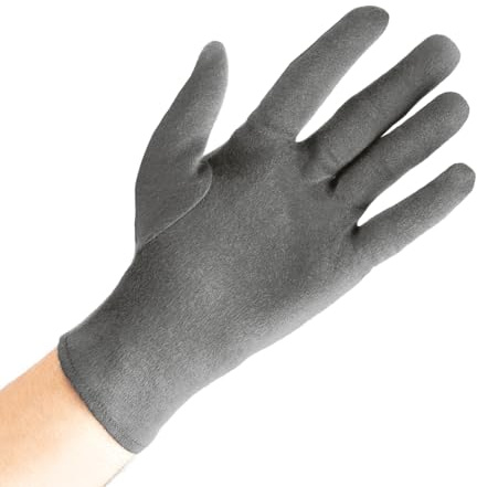 Baumwollhandschuhe 100% Baumwolle für Handmasken & Schutz – Weiche Unterziehhandschuhe für trockene, sensible Haut (Dermatest: Sehr gut)