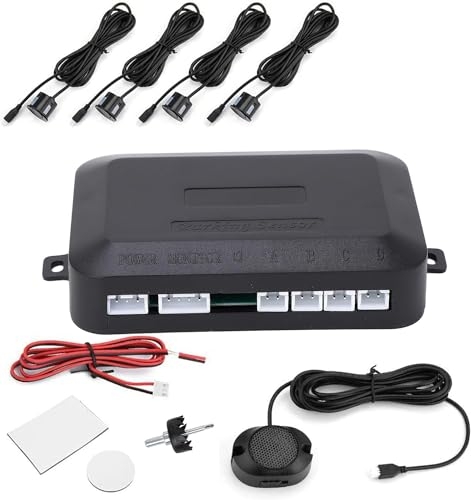 Radar de Recul Voiture, Alarme et Capteur de Stationnement Kit 12V Sans Fil, Détecteur de Radar pour Voiture