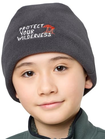 Jack Wolfskin Unisex Kinder Wilderness K Beanie-Mütze, Phantom, M EU