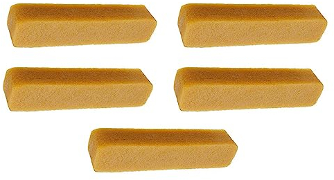 5X Bâton de Colle de Nettoyage Abrasif Bande de Bande de Ponçage Nettoyeur de Tambour 40X200mm Gomme de Nettoyage de Papier de Verre pour Ponceuse à Disque à Bande