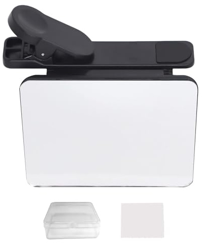 Objectif à Effet Miroir | Accessoire Photo pour Mobile avec Miroir,Kit Photo et Vidéo pour Smartphone Cadeau pour Famille et Amis