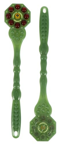 BAZEITFLOW Martillo Masaje Corporal y Palo Masajeador 2 Piezas Para Alivio Fatiga, Compacto y Ligero, Uso En Hogar, Oficina, Viaje, Adecuado Para Masaje De Espalda, Cuello y Hombros