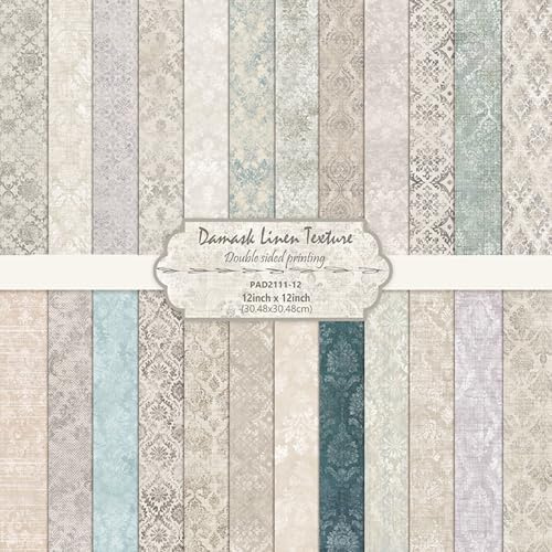 MerwDeeyt Scrapbook Papier Doppelseitiges Muster Bastelpapier (E)