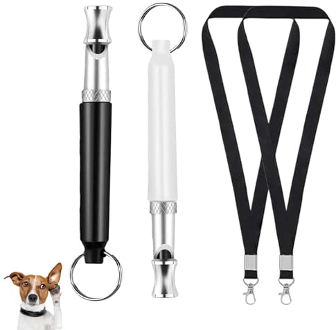 2 Stück Hundepfeife Rückruf,Hundepfeife Hochfrequenz Lautlos,Hundepfeife Rückruf,Hundetraining Hundepfeifen,Pfeife Hund Rückruf,Dog Whistle,Erziehungshilfen für Hunde,Hilfsmittel Pfeifen Hund