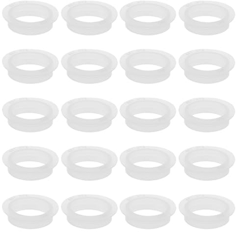 GANAZONO Anillos de Goma Multifuncionales Absorción de Impactos para Sensor de Marcha Atrás 20 Junta de Sellado Portátil de Goma de Color Claro para Diferentes Vehículos