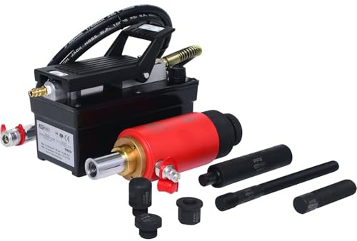 KS Tools Hydraulik-Einheit 22T, mit Luft-Hydraulik-Pumpe, 13-tlg