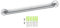 Intirilife Porte-serviettes en acier inoxydable brossé - longueur 100cm et diamètre de la tige 19mm à percer -Barre porte-serviettes Porte-serviettes de bain Salle de bain Sauna Cuisine, montage mural