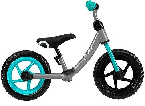 Momi Ross Kinderlaufrad für Mädchen und Jungen (max. Körpergewicht 30 kg), pannensichere Eva-Räder, Stabiler Metallrahmen, regulierbare Sattelhöhe mit Quick Release, Gewicht 3 kg