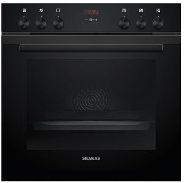 Siemens HE213ABB0 iQ300 Einbauherd, 59,4 cm breit, Schnellaufheizung, granit Glanz-Emaille - einfache Reinigung, 3D Heißluft für exzellente Ergebnisse