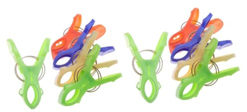 Ciieeo 10pièces Clips Plastique pour Serviettes Et Linge Pince pour Séchage Et Fixation Aléatoires