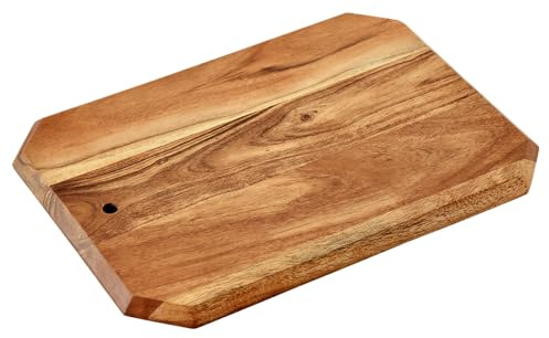 KESPER | Skärbräda, material: akaciaträ, mått: 40 x 29 x 1,5 cm, färg: brun | 29151