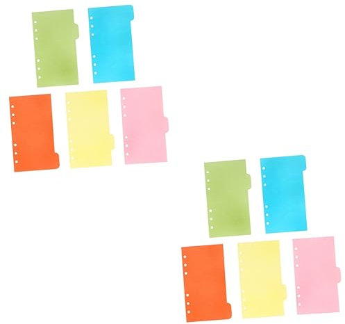 FUNOMOCYA 12sets Notebook Dividers Random Tabs for Binders for School Office and Travel Cardboard Dividers for Easy Organization