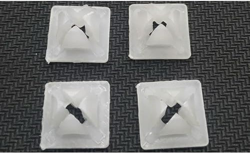 Rufutle Rivetti in Plastica per Auto per Chevrolet, per GM, 50 Pezzi di Fissaggio per Dadi della Targa del paraurti, Rivetti, passacavo a Vite 4755299/3907444