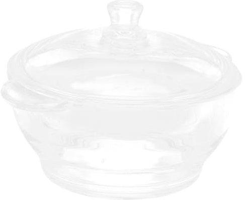 Ciieeo Glass Stew Pot Heat Resistant Kitchen Cookware Food Stew Pot Noodle Home Stove Oven Skillet for Ramen Bowls