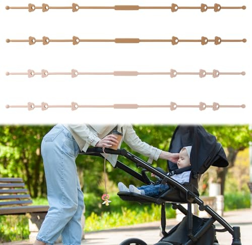 4 Pièces Attaches Tétine Bébé en Silicone Réglables, Anti-Perte, Sans BPA, Pour Biberon Jouet Gobelet, Compatible Poussette Chaise Haute Siège Auto, Lavable au Lave-Vaisselle