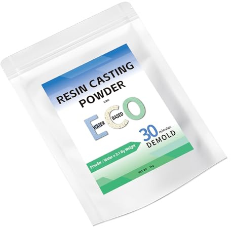 Shurhome 300/500g/1000/2000g Polvere per colata in resina rapida indurita in polvere per colata in gesso facile miscelazione resina attivata dall'acqua