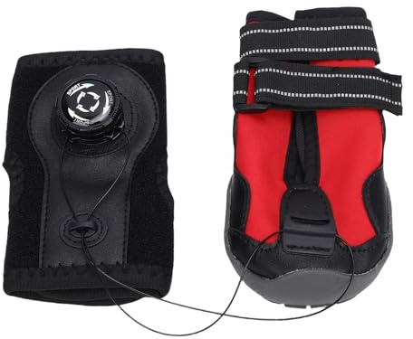 Fockety Tutore per Piede Cadente, Protezione per il Piede dello Stivale per Cani con Fondo Traspirante e Antiscivolo, Scarpe Correttive per Cani per Sollevare in Sicurezza le Dita dei (M)