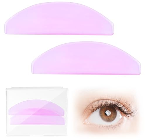 Juego de 2 almohadillas para lifting de pestañas coreanas, ultrafinas y adhesivas, múltiples usos como parches para los ojos o cinta de elevación de pestañas para salón y maquillaje