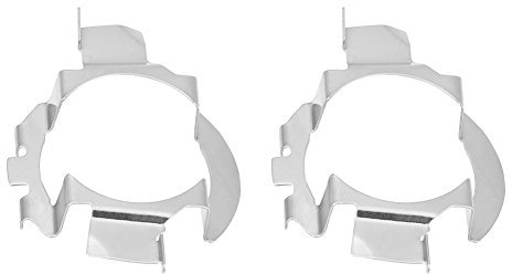 Qiilu 1 Paar LED Sockelhalter, H7 LED Scheinwerferadapter Halter Scheinwerfer Lampenfassung Adapter Adapter Halter