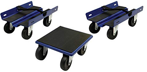 Extreme Max 5800.2012 Economy Schneemobil-Dolly-System, Blau