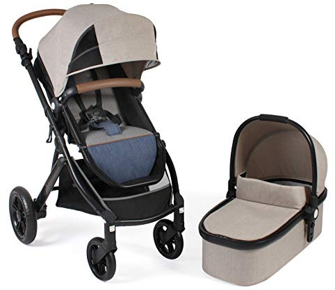 CHIC 4 BABY 177 17 Torre - Cochecito combi con capazo, asiento deportivo y adaptador Maxi-Cosi, color beige