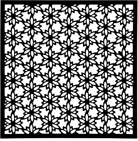 Ideen mit Herz Stanzschablone | Hintergrund/Design 8 | 13,8 cm x 13,8 cm