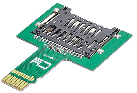 NFHK TF Micro SD Stecker Extender auf SD Karte Buchse Verlängerung Adapter PCBA SD/SDHC/SDXC UHS-III UHS-3 UHS-2