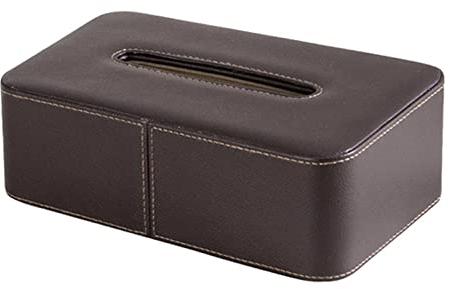 Diseño Creativo Tenedor de cuero de la caja del pañuelo de la caja de la caja facial Dispensador de servilleta for la oficina doméstica Decoración automotriz Caja de Pañuelos de la casa ( Color : B )