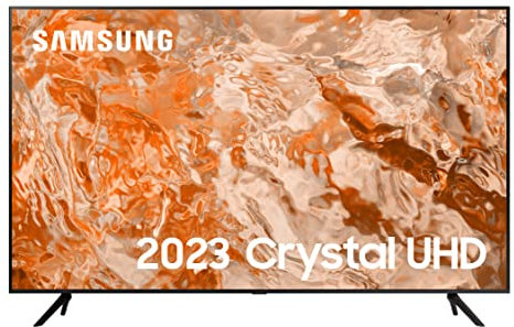 Samsung 85 Inch CU7110 UHD HDR Smart TV (2023) - 4K Crystal Processor, Adaptive Sound Audio, PurColour, Built In Gaming TV Hub, Streaming & Video Call Apps And Image Contrast Enhancer
