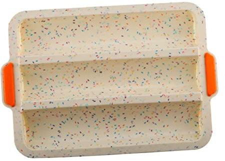 Homoyoyo Mold Baking pan French hot Dog bun Sandwich Bread loaf pan Bread crisping Tray Perforated pan Silicone Bread Pans Lasagna Trio pan loaf Bread Toast Silica Gel Oven