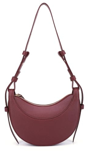 Starnearby Borsa a Mezzaluna Donna Elegante in Pelle PU - Tracolla Regolabile alla Moda Chic