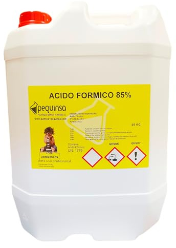 Acido formico 85%. Confezione 25 kg.