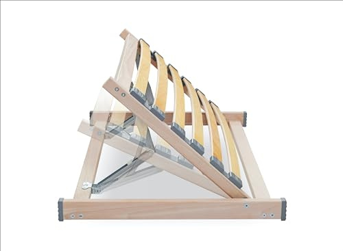 ECOFORM - Kopfteilverstellung ECO Head das Original 70cm – Kopfteil für Bett mit 13-facher Verstellung – Bett Aufstehhilfe kompatibel mit 70cm und 2x70cm Breiten Rahmen – Lattenrosthalter verstellbar