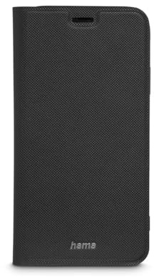 Hama Handyhülle für iPhone 11 (Handytasche zum Aufstellen, Etui mit Kartenfach, extra Schutz von Display und Kamera, mit Magnet, Klapphülle, weich, Anti Fingerabdruck) schwarz