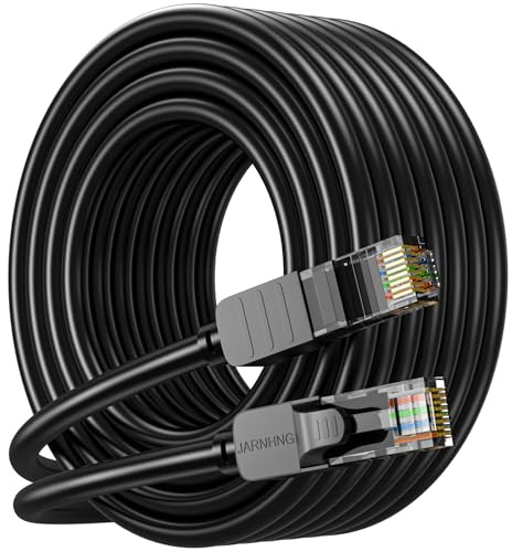 JARNHNG Cat6 LAN Kabel Netzwerkkabel 10m UTP 26AWG 500MHz mit RJ45 Steckern - Für Gaming, E-Sports & Büro, Cat.6