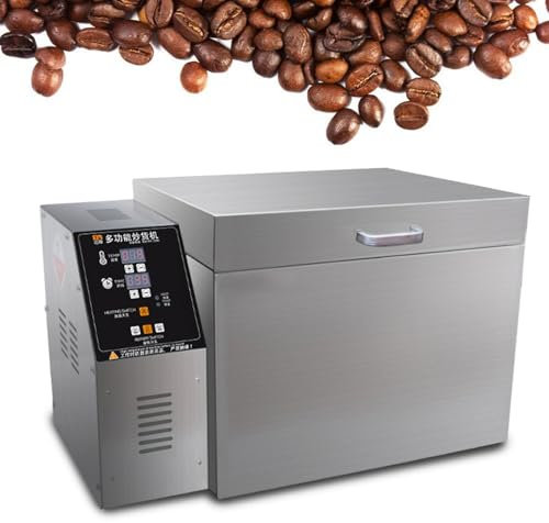 guoyjmm Commercial Coffee Roaster Machine, Electric Nut Roasting Machine w/Stainless Steel Heating Tube, Adjustable Temperature 0 to 350℃ and Timer 0 to 999 Minutes, for Nut, Peanut, Chestnuts,Type5