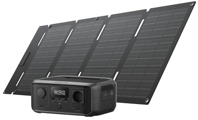 ECOFLOW River 3 Portable 245Wh Power Station with 45W Solar Panel(Renew)