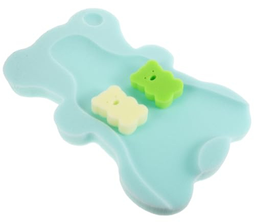 Mikinona Asiento Cómodo para Bebés Recién Nacidos con Cojín De Alfombrilla para Bañera Almohadilla De Esponja para Bañera De Bebé Color Aleatorio