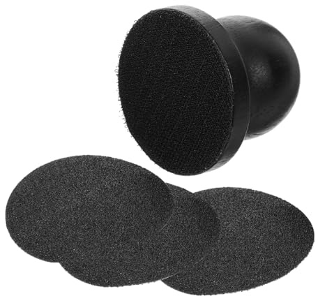 Lurrose Hundekrallenfeile Satz mit Ergonomischem Griff, Holz, Schwarz | Abnehmbare Ausführung, Sicher und Sanft, Tragbar, 1 Satz für Hundepflege mit Zubehör