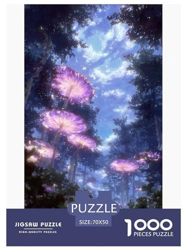Forêt enchanteuse Puzzles 1000 Pièces Jeu De Défi Jouet Adultes Et Enfants Puzzle Impossible Défi Éducatif Plaisir Créatif Cadeau Décoration Maison 70x50cm/1000pcs