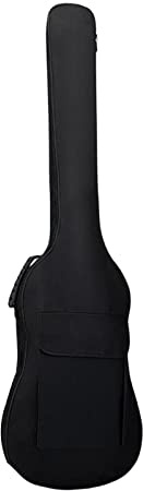 DuskHaven Gitarrentasche Rucksack Doppelriemen Tragegriff Bassgitarre für